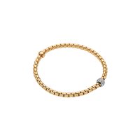Bracciale Fope Donna Eka in Oro giallo Diamante 0.189 Ct 73301BX_PB_G_XBX_00 - 73301BX_PB_G_XBX_00M
